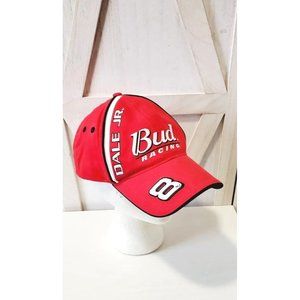 Bud Racing Hat Dale Earnhardt Jr. Red # 8 Winners Circle Nascar Strapback Cap